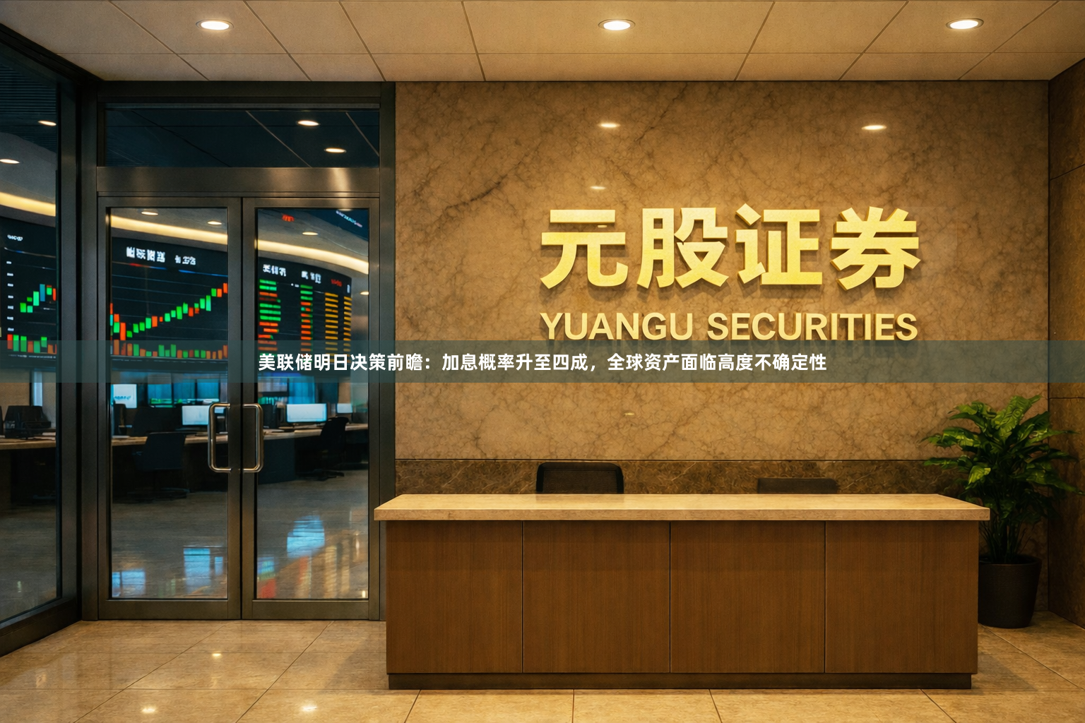美联储明日决策前瞻：加息概率升至四成，全球资产面临高度不确定性
