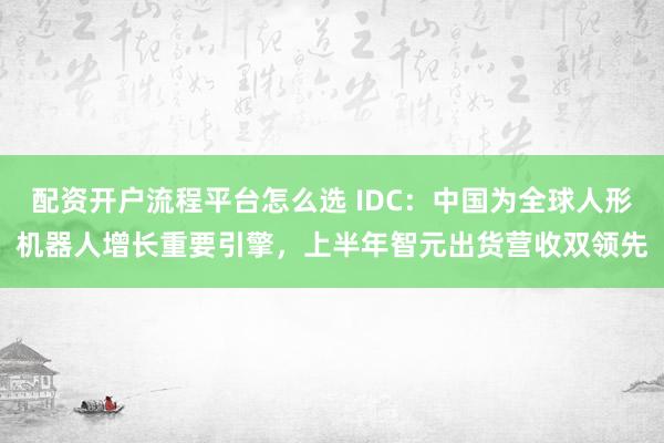 配资开户流程平台怎么选 IDC：中国为全球人形机器人增长重要引擎，上半年智元出货营收双领先